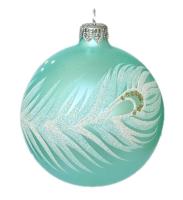 Шар "Перышко" ментол.мат., 85 мм., без упаковки