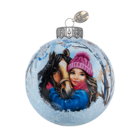 Шар "Друзья. Девочка и лошадь", серия "ВС", 80 мм., в подарочной упаковке