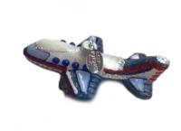 Ёлочное украшение "Самолёт 3", в подарочной упаковке, h-3,5 см