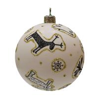 Шар "Оленята 1", серия "ВС", 85 мм., без упаковки