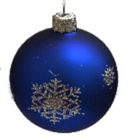 Шар "Новогодний", 60 мм., без упаковки