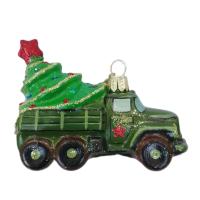 Ёлочное украшение "Машинка с ёлочкой"2, в подарочной упаковке, h- 6 см