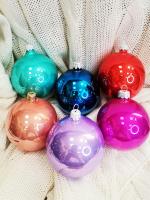 Шар "Глянцевый" цвета в ассортименте, 100 мм., в подарочной упаковке Шар "Глянцевый" цвета в ассортименте, 100 мм., в подарочной упаковке