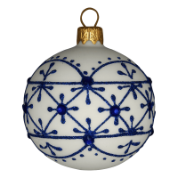 Шар "Снежная феерия 2", серия "ВС", 80 мм., в подарочной упаковке