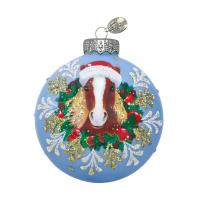 Шар "Лошадка зимняя"1, 65 мм., в подарочной упаковке