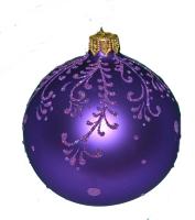 Шар "Морозное украшение", 85 мм., ШБ-04