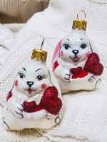 Ёлочное украшение "Кролик малыш" (Символ года), в подарочной упаковке, h-9 см