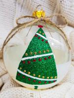 Шар "Праздник пришел", 85 мм., в подарочной упаковке