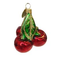 Ёлочное украшение "Вишенки", в подарочной упаковке, h-7,5 см