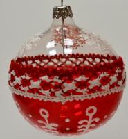 Шар "Плетение 7", 85 мм., без упаковки