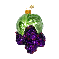 Ёлочное украшение "Ежевика", в подарочной упаковке h- 9 см