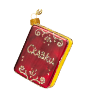 Ёлочное украшение "Книга сказок", в подарочной упаковке, h-  7 см