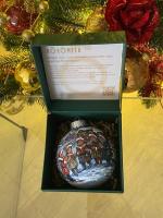 Шар "Рождество - сочельник 2", 100 мм., в подарочной музыкальной упаковке