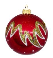 Шар "Зигзаг", 65 мм, в подарочной упаковке