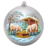 Шар "Барашки курчавые", 100 мм., в подарочной упаковке