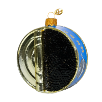 Ёлочное украшение "Икра чёрная", в подарочной упаковке, h-9,5 см