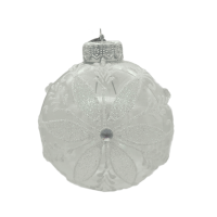 Шар "Застеженные капли ", серия "ВС", 85 мм., без упаковки