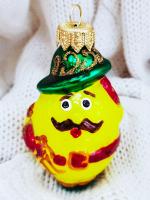Елочное украшение "Сеньор Лимон", в подарочной упаковке, h-9 см