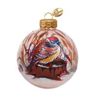 Шар "Воробей шустрый", 80 мм., в подарочной упаковке