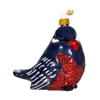 Ёлочное украшение "Снегирь", в подарочной упаковке, h-  8 см