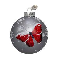 Шар "Бабочка 3", 80 мм, в подарочной упаковке