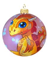 Шар "Дракон", серия "ВС", 100 мм., в подарочной упаковке