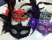 Картинка Маска карнавальная "Королева Марго" цвета в ассортименте 