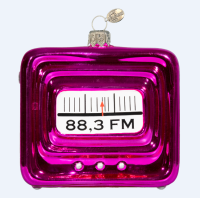 Ёлочное украшение "Радио", в подарочной упаковке h-10мм