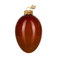 Ёлочное украшение "Яйцо", без упаковки, h-10,5 см