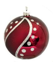 Шар "Багряный закат", 100 мм., в  подарочной упаковке Шар "Багряный закат", 100 мм., в  подарочной упаковке