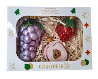 Набор ёлочных игрушек "Летний", из 3 фигурок, в подарочной упаковке