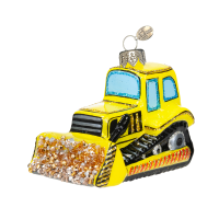 Ёлочное украшение "Бульдозер", в подарочной упаковке