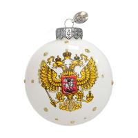 Шар "Герб России", 80 мм., в подарочной упаковке