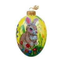 Ёлочное украшение "Яйцо"2, без упаковки, h-10,5 см