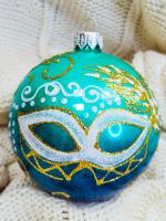 Шар "Аристократ", серия "Волшебное стекло", 85мм., в подарочной упаковке