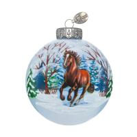 Шар "Лошадка быстрая", 100 мм., в подарочной упаковке