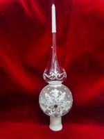 Верхушка "Кристальная снежинка", в подарочной упаковке