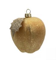 Ёлочное украшение "Яблоко золотое", в подарочной упаковке, h- 10 см