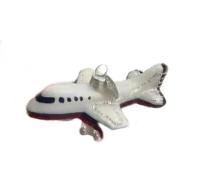 Ёлочное украшение "Самолёт 2", в подарочной упаковке, h-3,5 см