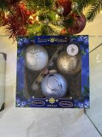 Набор для творчества из 3 шаров, 80 мм., в подарочной упаковке