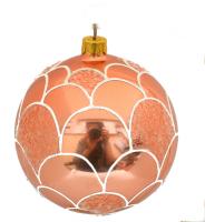 Шар "Радужный узор", 100 мм., в подарочной упаковке