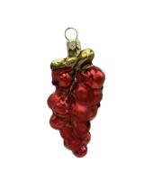 Ёлочное украшение "Смородина красная", в подарочной упаковке, h-8,5 см