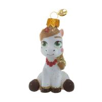 Ёлочное украшение "Пони девочка"1, в подарочной упаковке, h-7 см