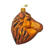 Ёлочное украшение "Голова коня", в подарочной упаковке, h- 7 см