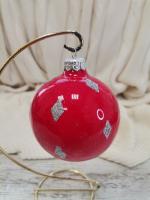 Шар "Льдинки", 85 мм., ШБ-03/4