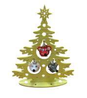 Декоративное украшение "Ёлочка с мышками", в упаковке, 20 см Декоративное украшение "Ёлочка с мышками", в упаковке, 20 см