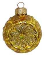 Шар "Фонарик"1(золотой), 55 мм., в подарочной упаковке