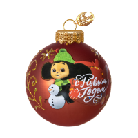 Шар "Чебурашка 5", 80 мм., в подарочной упаковке