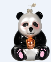 Ёлочное украшение "Панда". в подарочной упаковке, h- 12 см