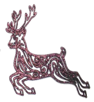 Елочное украшение "Олень" в ассортименте, 120*100*3